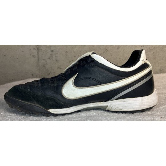 Nike Tiempo Mystic II TF Men\'s Size 9 White Black 317610-011 Shoes Rare Soccer main image 7
